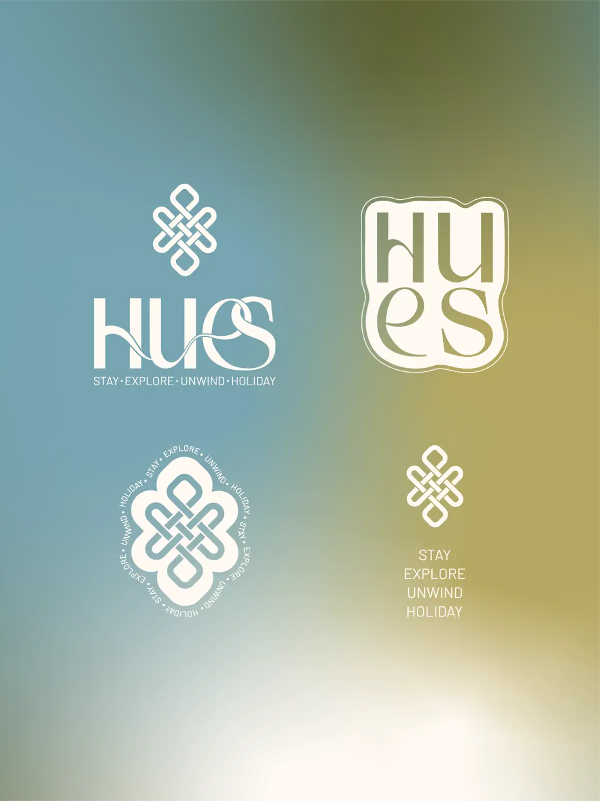 Déclinaison digitale HUES Voyage – branding agence de voyage Déclinaison digitale de l’identité visuelle HUES Voyage pour les réseaux sociaux